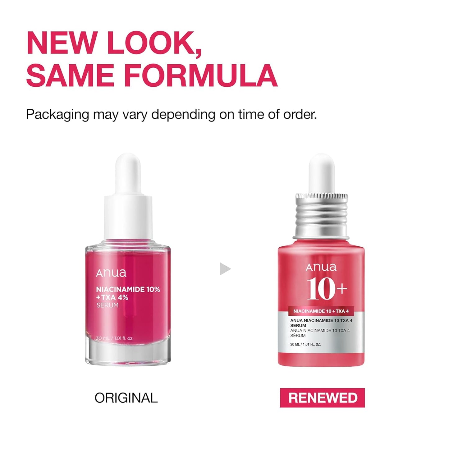 ANUA Niacinamide 10 + TXA 4 Serum, Hyaluronic Acid, Tranexamic acid, Vitamin B12, Facial Serum for Glass Skin, Clarifying, Radiant Complexion
