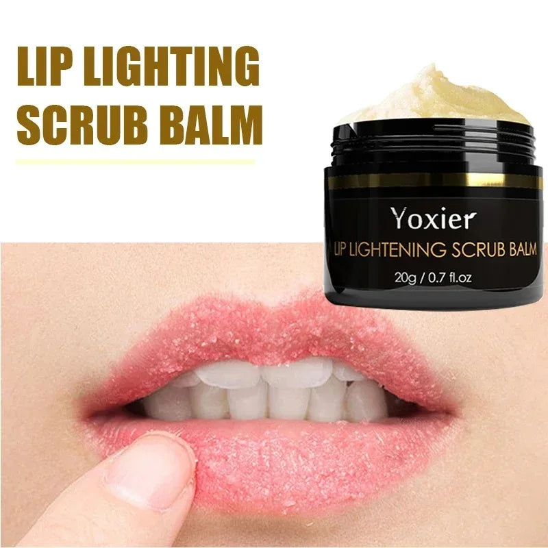YOXIER Lip Lightening Scrub Balm for Dark Lips 20G