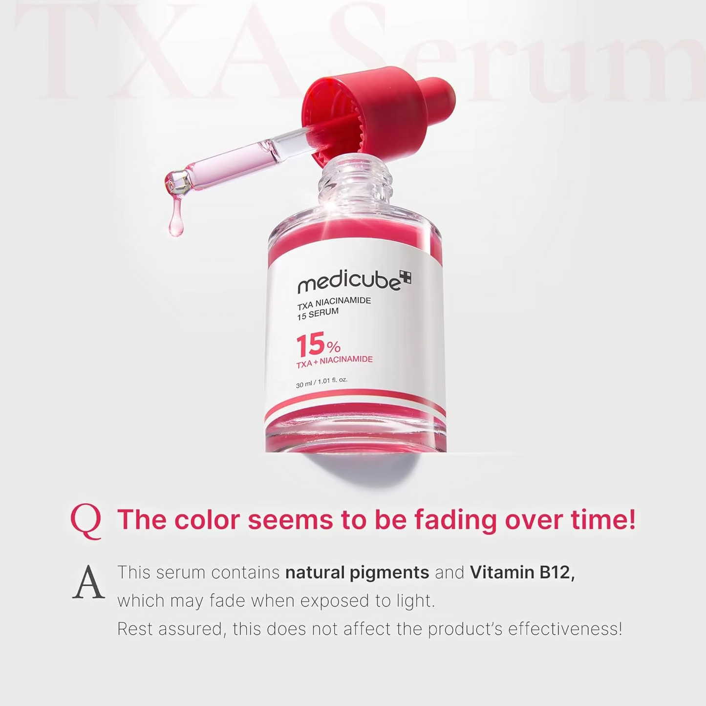 Medicube TXA+Niacinamide 15% Glow Facial Serum for After Spot Care