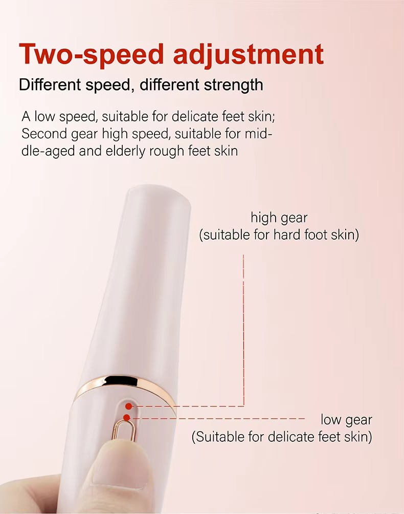 Rechargeable Electric Foot File Callus Remover for smooth soft feet