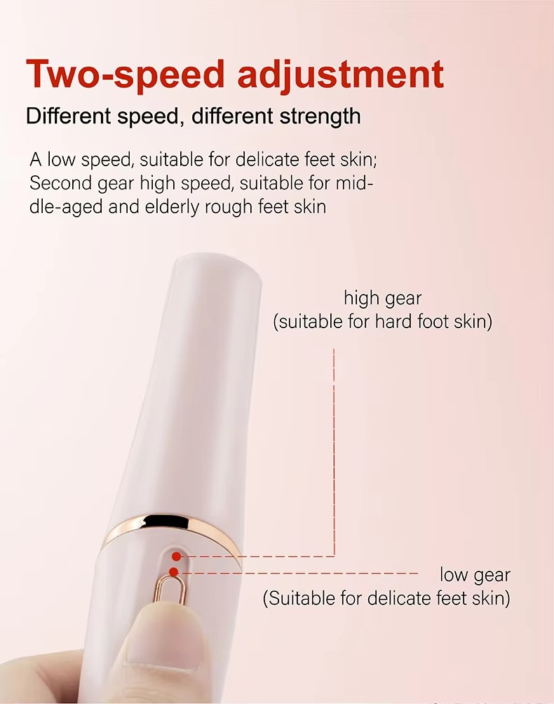 Rechargeable Electric Foot File Callus Remover for smooth soft feet