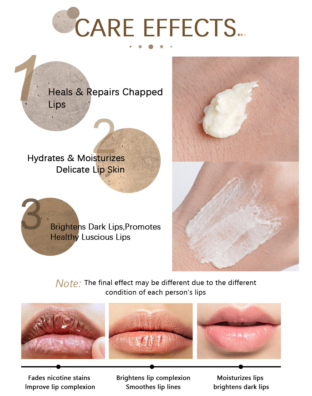 YOXIER Lip Lightening Scrub Balm for Dark Lips 20G