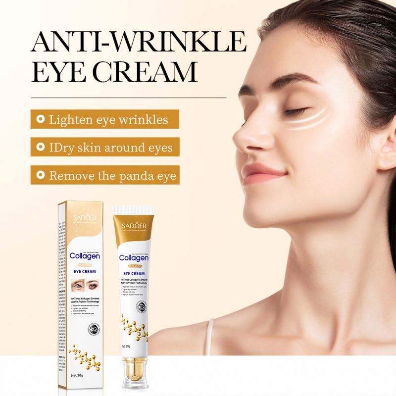 Collagen Anti Aging Repair eye cream Best Dark Circles Instant Eye Bag Removal Cream for Eye
