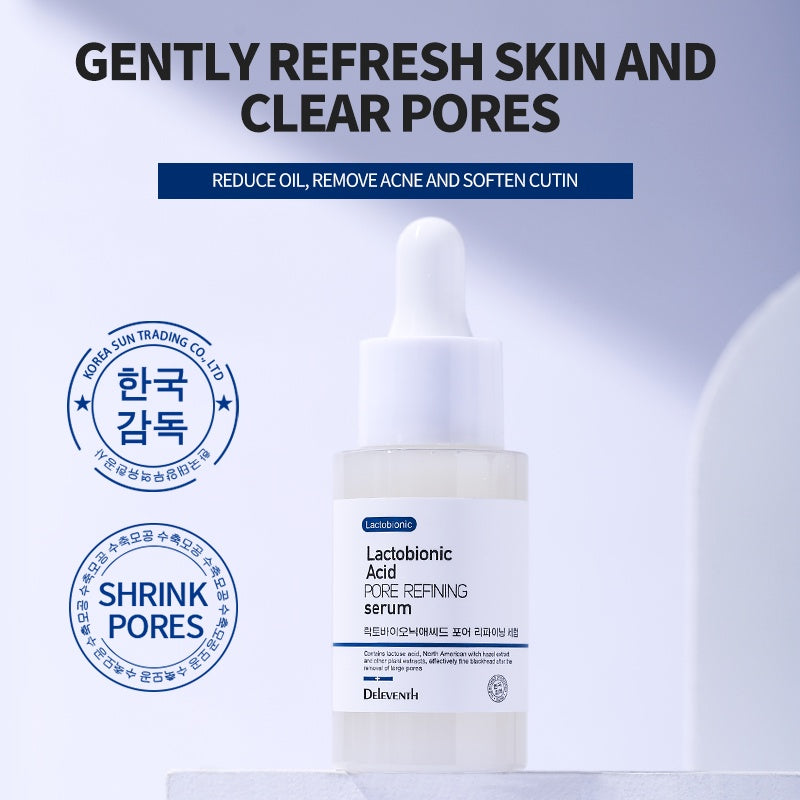 DEleventh Korean Brand Lactobionic Acid Pore Refining Face Serum 37ml