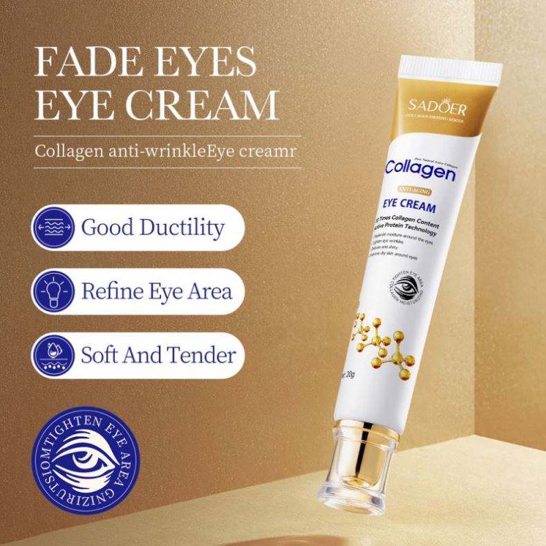 Collagen Anti Aging Repair eye cream Best Dark Circles Instant Eye Bag Removal Cream for Eye