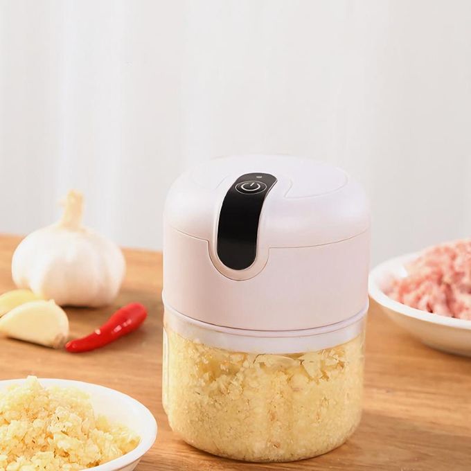 Mini Electric Chopper for Garlic, Meat and Vegetables