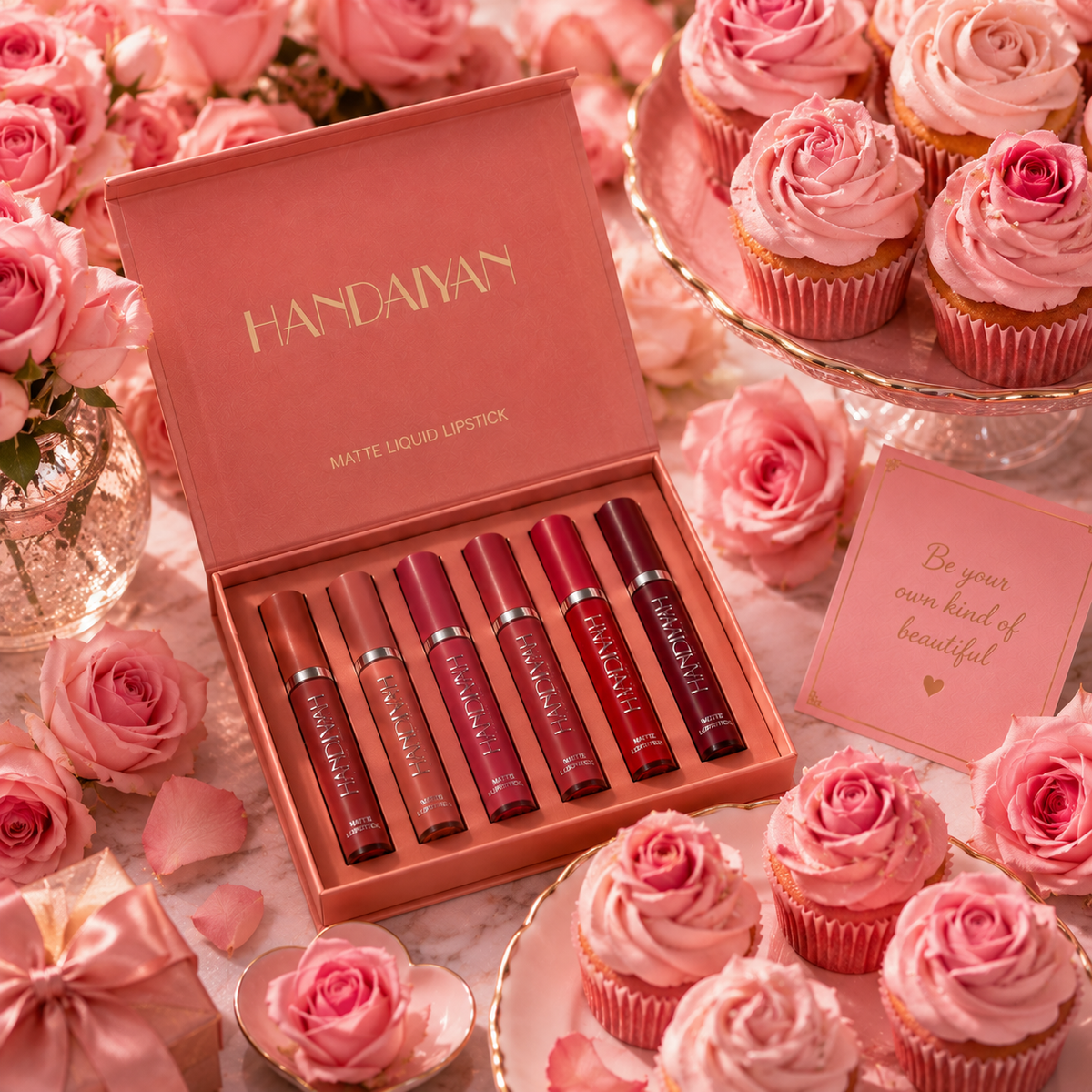 6pc Handaiyan Matte Lipstick Set A