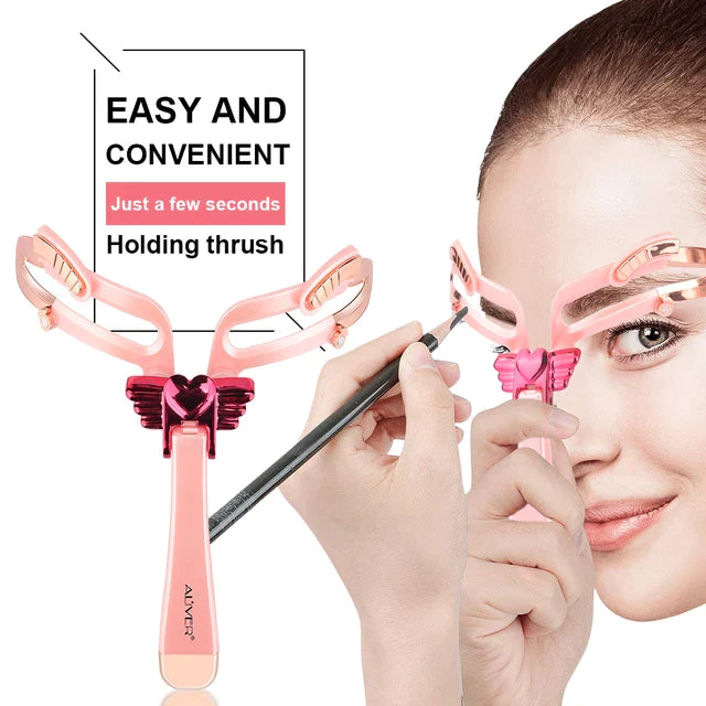 Aliver Adjustable eyebrow shaper Tool for women Eyebrow Shaping Kit