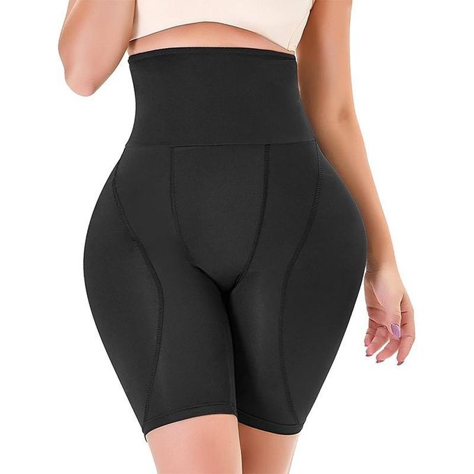 High waist Padded hips Shapewear with Tummy Control - Black