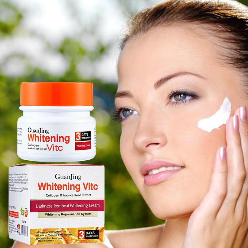 Vitamin C  Anti-Aging whitening Cream Dark Spots and Freckles Remover Melanin Moisturizing Brightening Collagen Face Cream