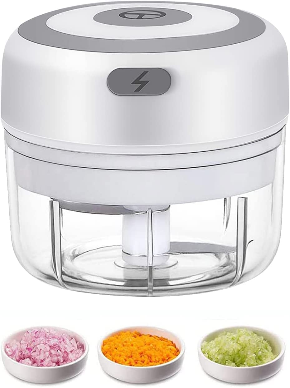 Mini Electric Chopper for Garlic, Meat and Vegetables