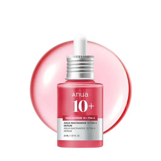 ANUA Niacinamide 10 + TXA 4 Serum, Hyaluronic Acid, Tranexamic acid, Vitamin B12, Facial Serum for Glass Skin, Clarifying, Radiant Complexion