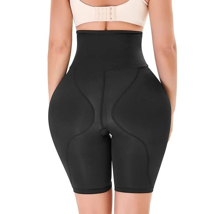 High waist Padded hips Shapewear with Tummy Control - Black
