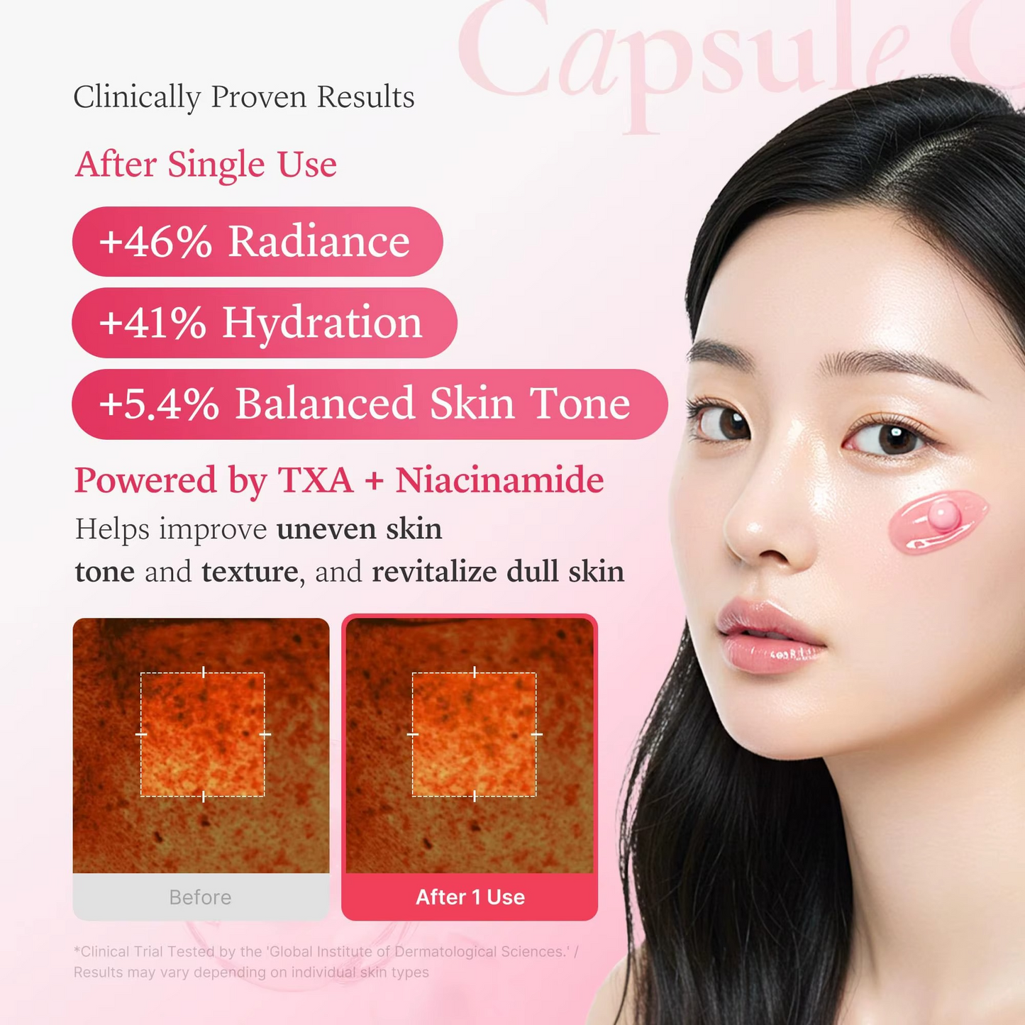 Medicube TXA+Niacinamide Capsule Cream - Brightening Soothing Nourishing Cream