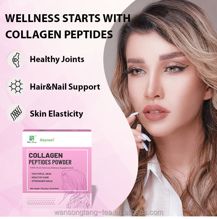 Collagen powder for Smooth Skin Glow ,Hair, nails beauty Supplement  collagen peptides powder