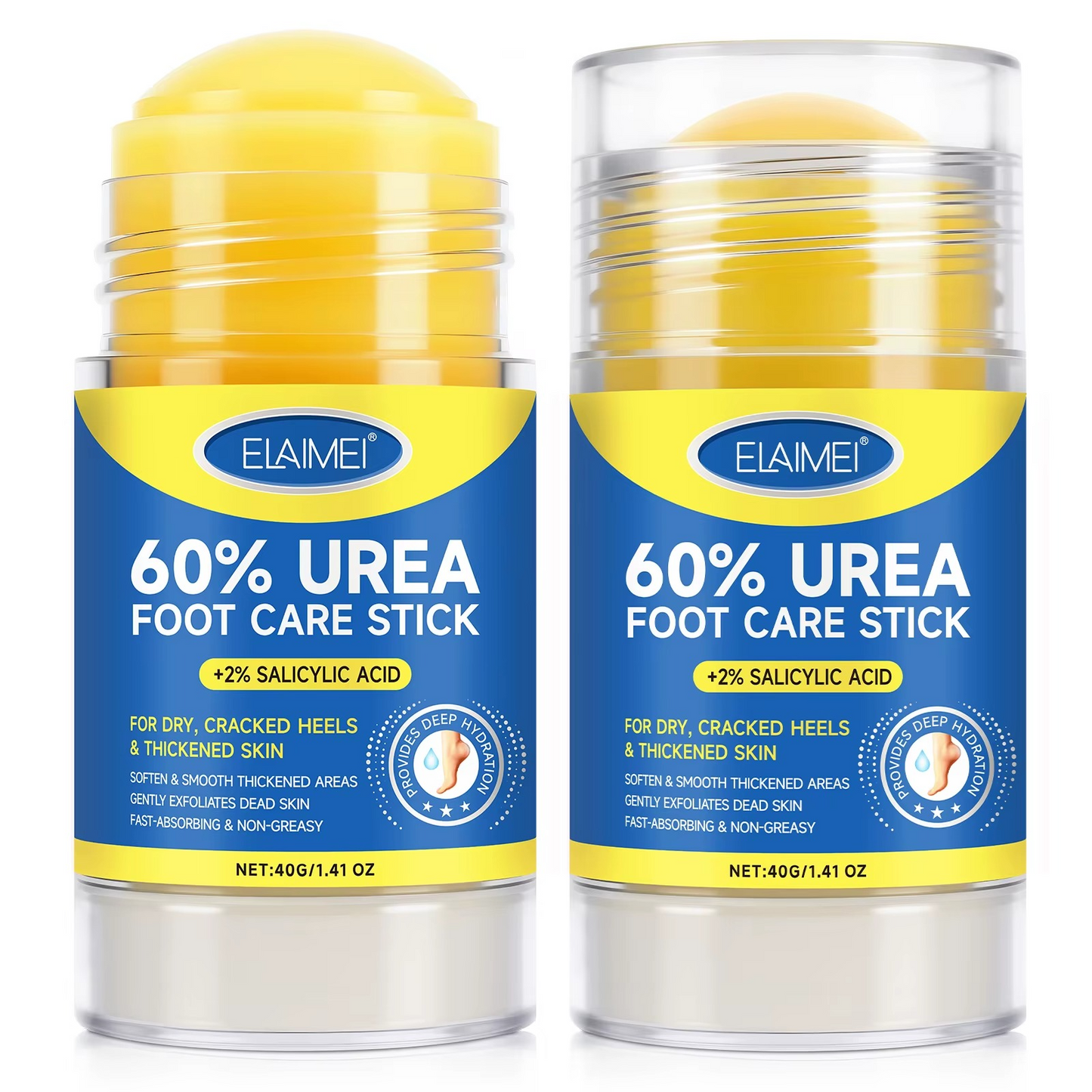 ELAIMEI 60% Urea Exfoliating Foot Cream Stick