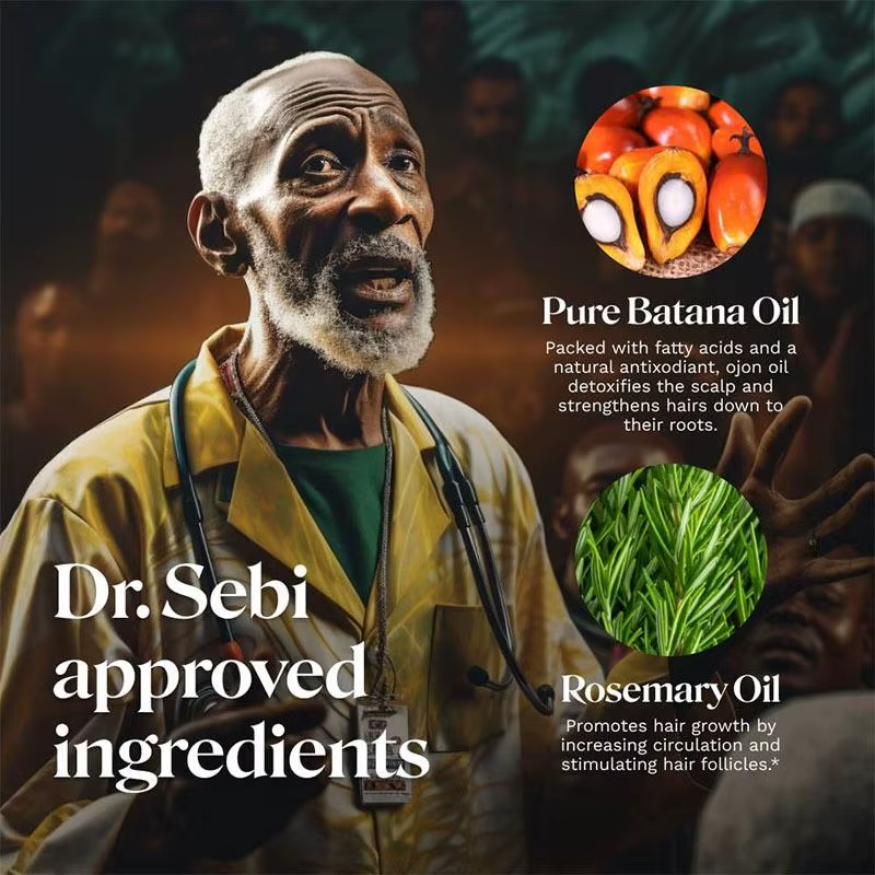 100% Organic Batana Hair Growth Oil with Rosemary 30ml