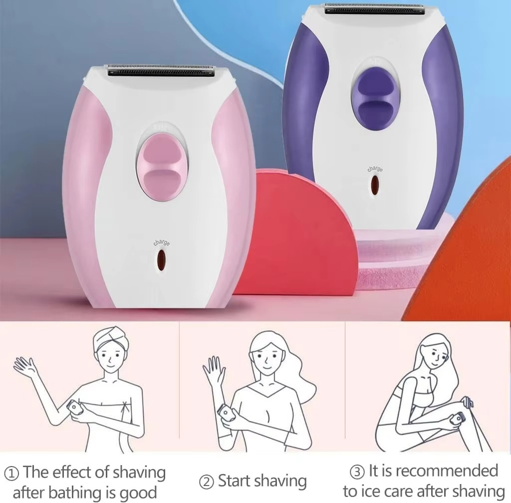 Rechargeable Electric Lady Shaver for Bikini, Armpits and Legs