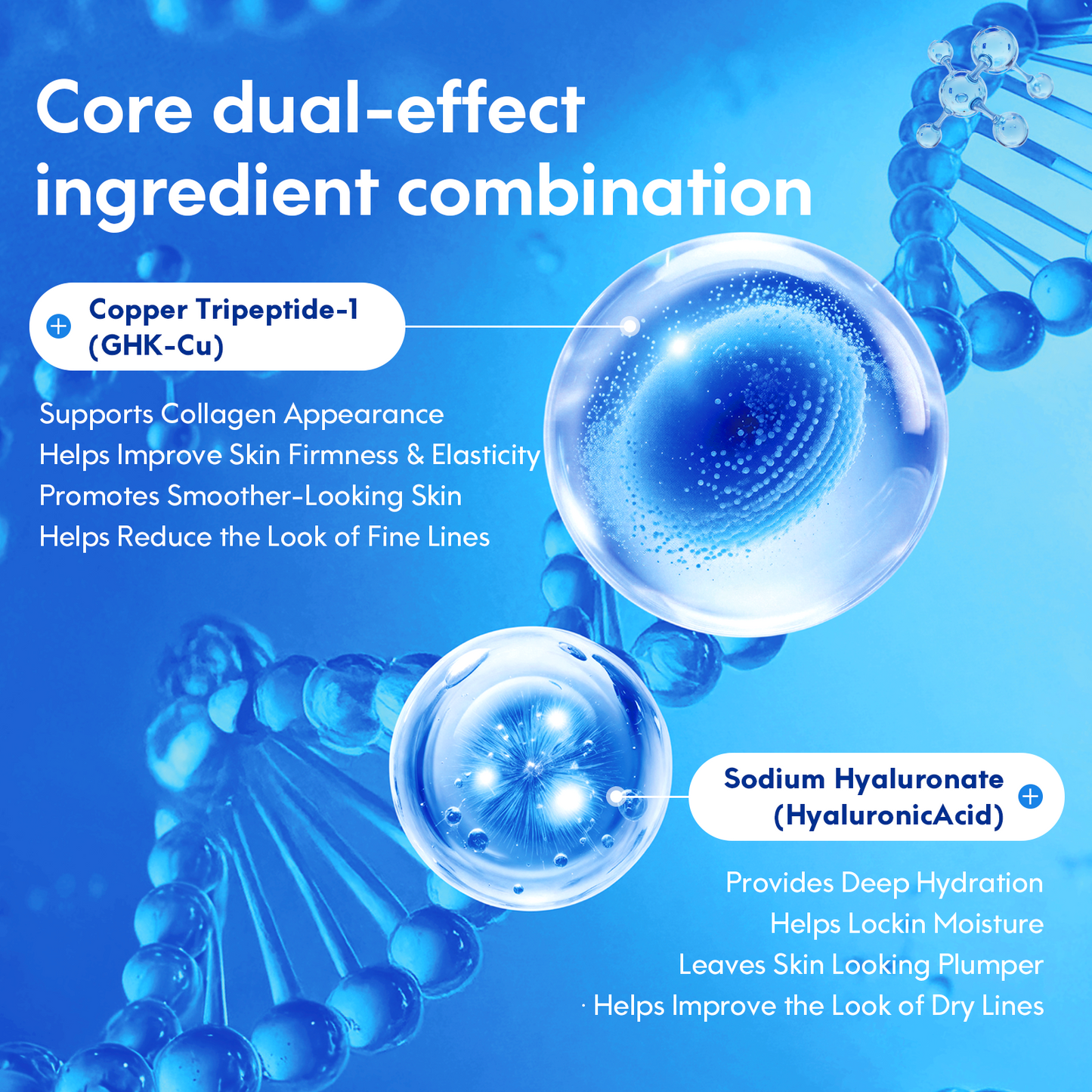 Anti Aging Copper peptides Collagen Face Serum