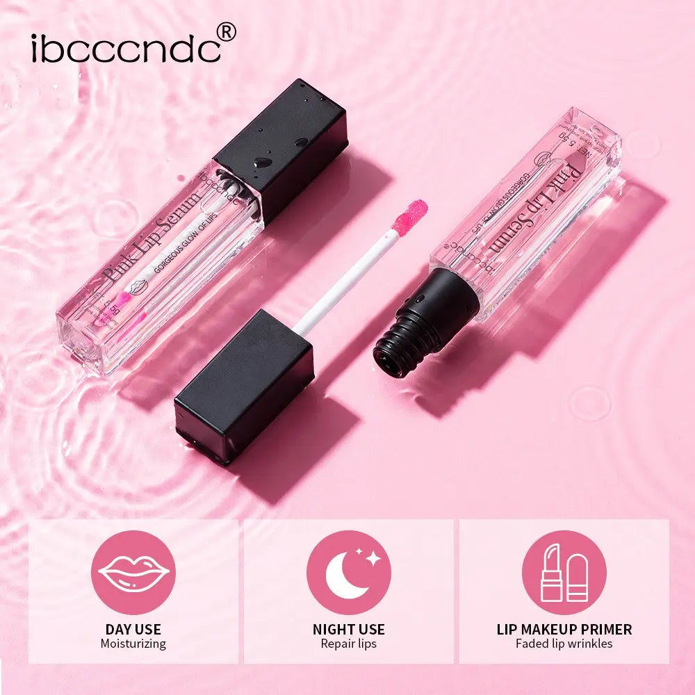 Pink Lip Serum for Dark Lip Improvement Moisturizing Liquid Lip Serum