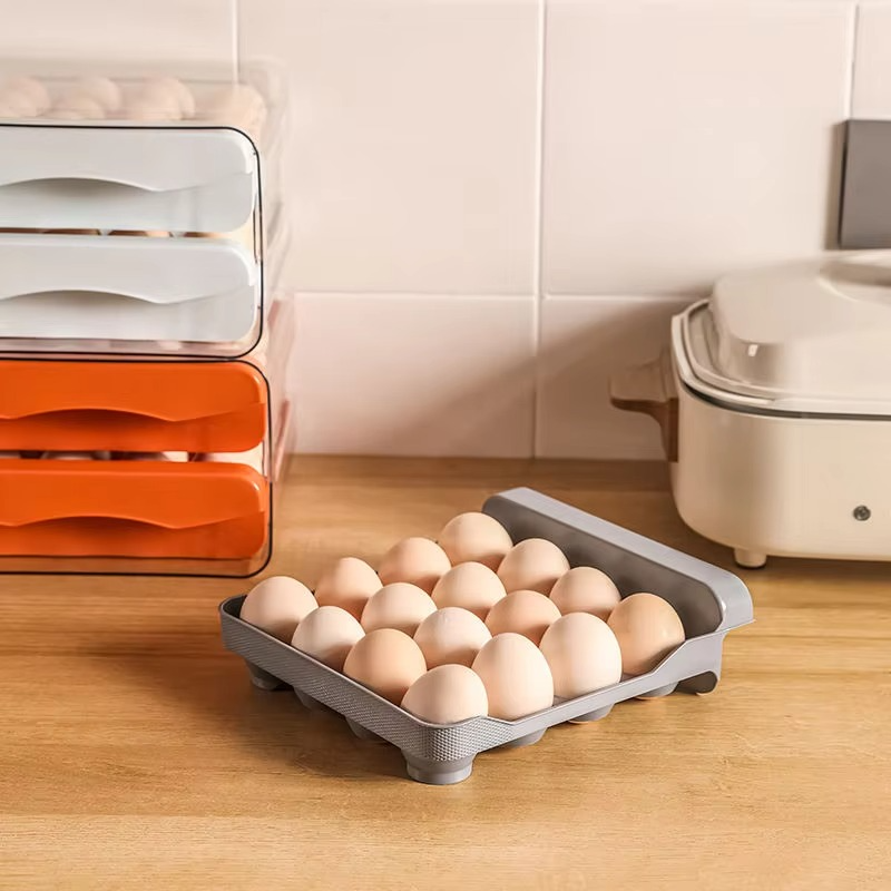 2 Tier 32 Holes Acrylic  Egg Storage Rack