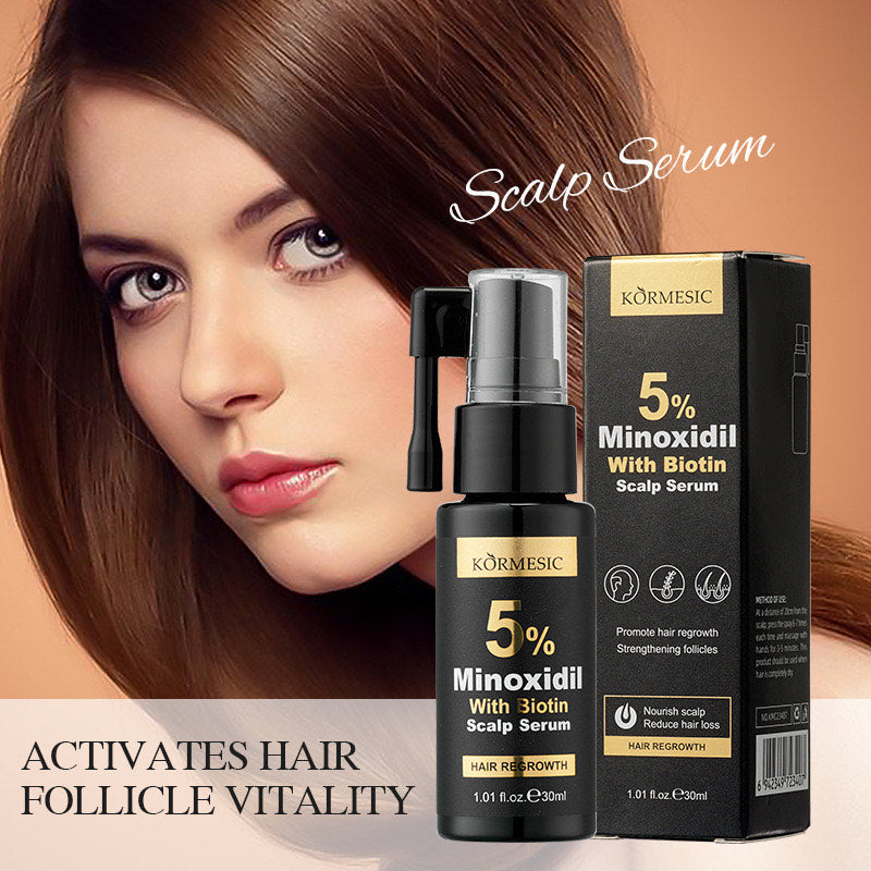 Kormesic 5% Minoxidil With Biotin – Advanced Hair Regrowth Scalp Serum