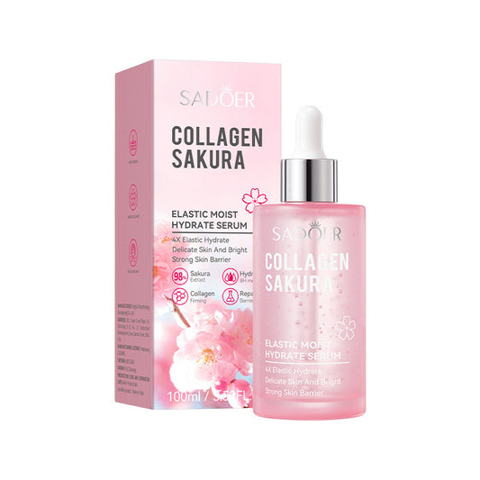 SADOER Sakura Collagen Elastic Moisturizing Essence Serum