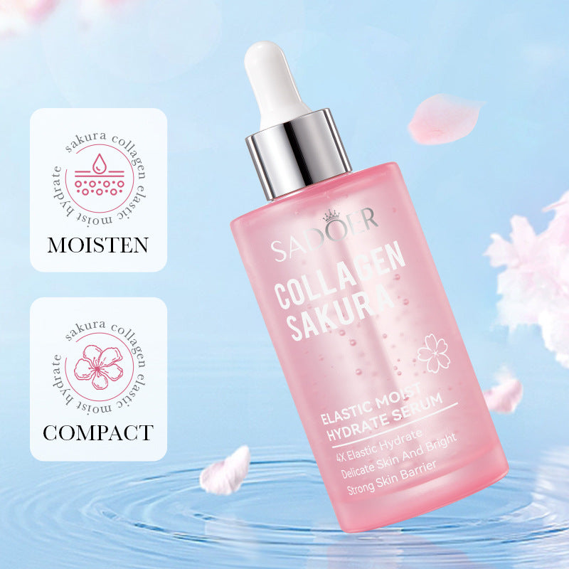 SADOER Sakura Collagen Elastic Moisturizing Essence Serum