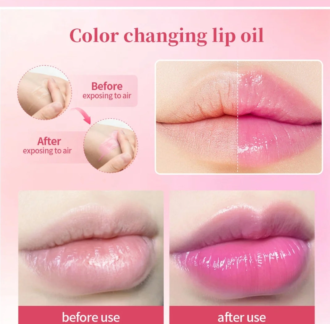 Pink Lip Serum for Dark Lip Improvement Moisturizing Liquid Lip Serum