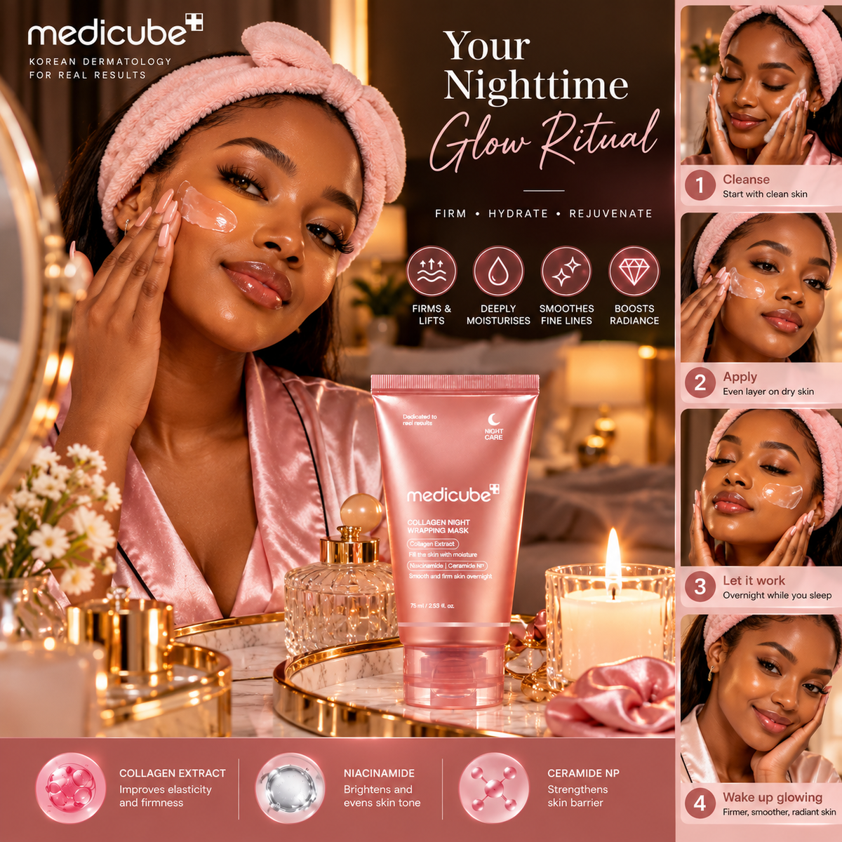Medicube Collagen Night Wrapping Mask – 75ml