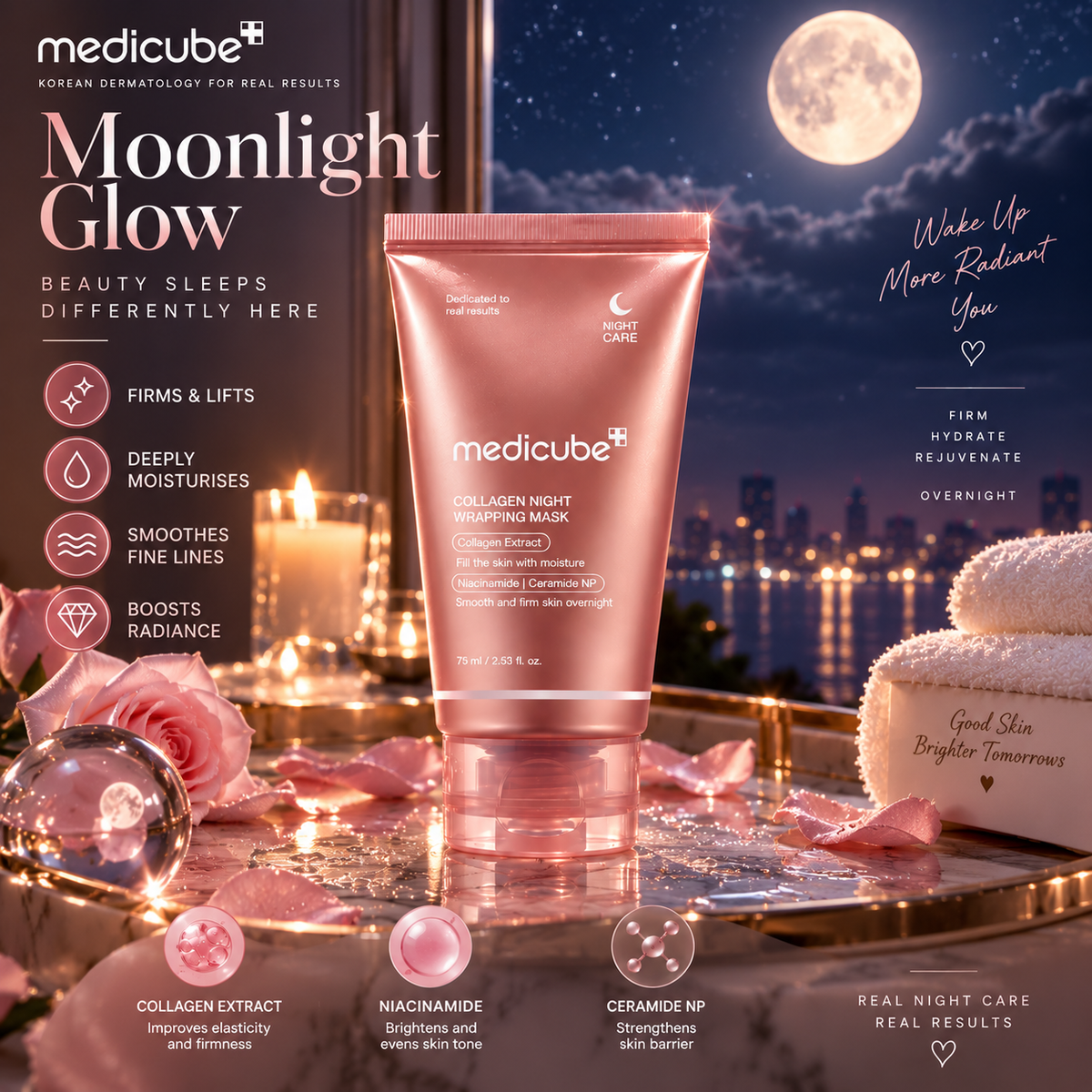 Medicube Collagen Night Wrapping Mask – 75ml