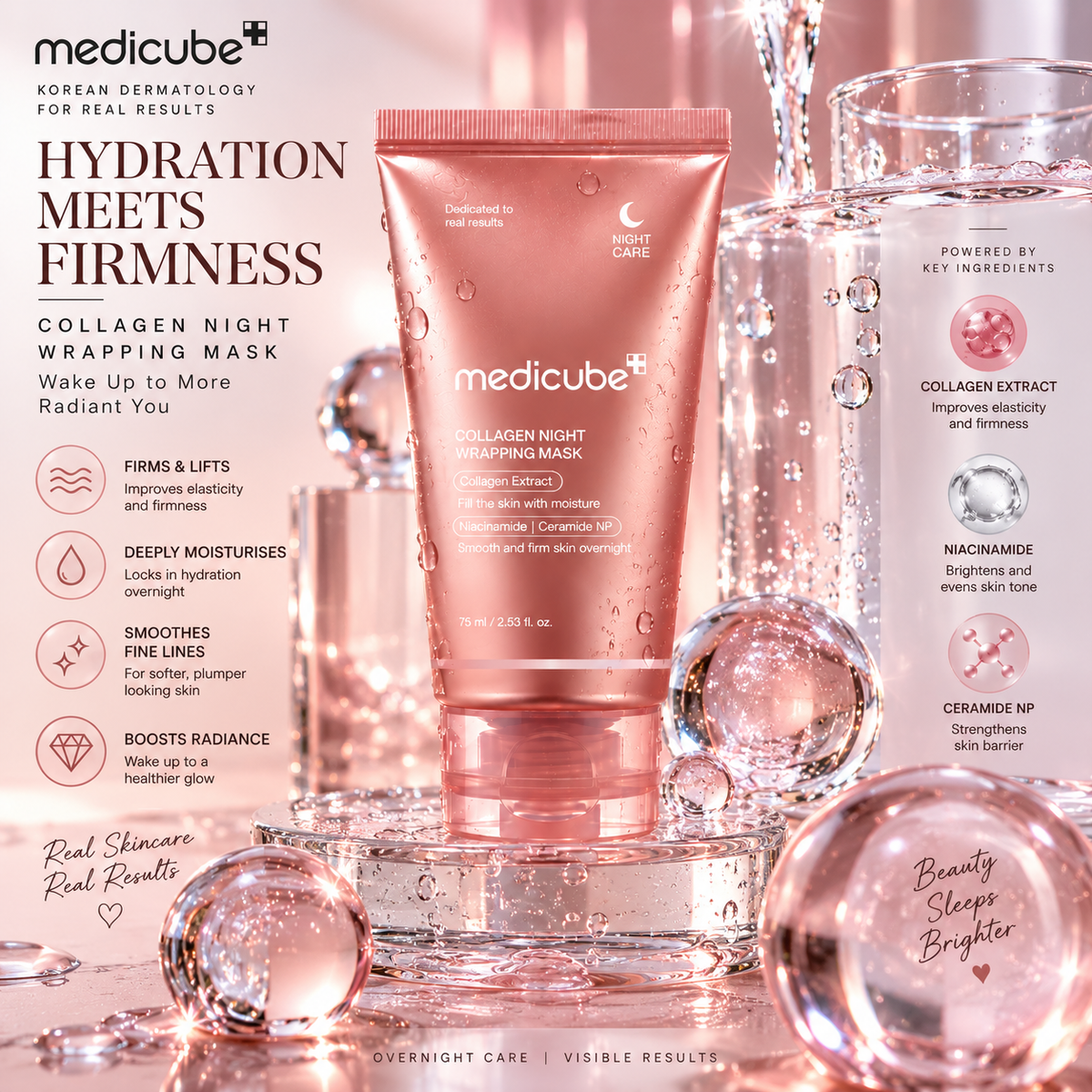 Medicube Collagen Night Wrapping Mask – 75ml