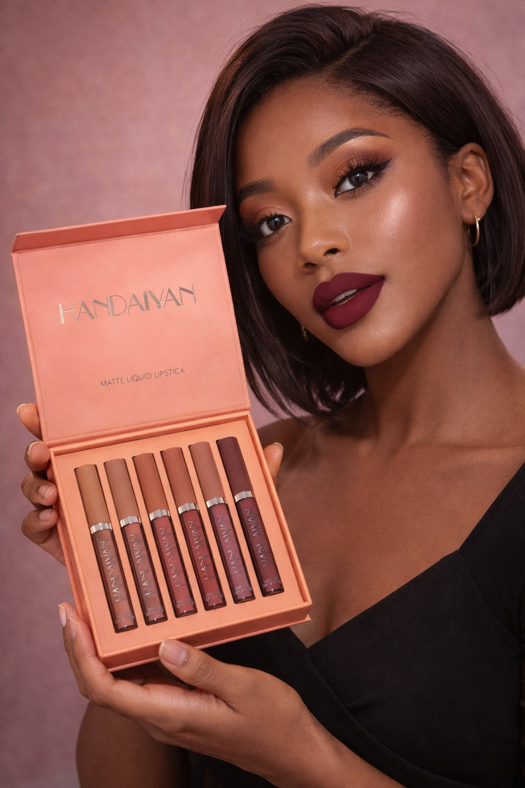 6pc Handaiyan Matte Lipstick Set A