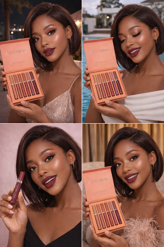 6pc Handaiyan Matte Lipstick Set A