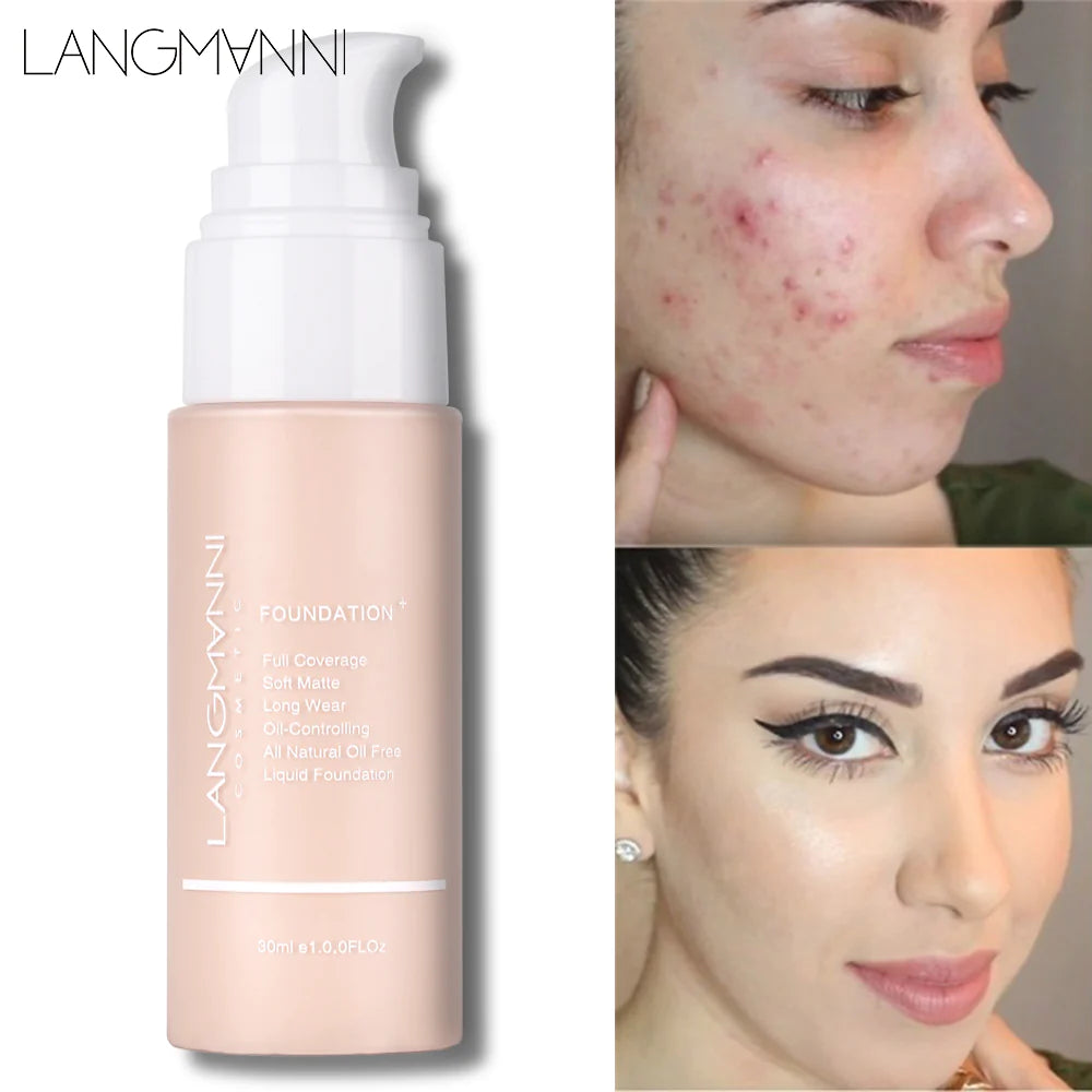 Langmanni 30ml Soft Matte Liquid Foundation