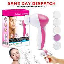 5 In 1 Face Cleansing Set Brush Electric Facial Cleaning and Massage Brush