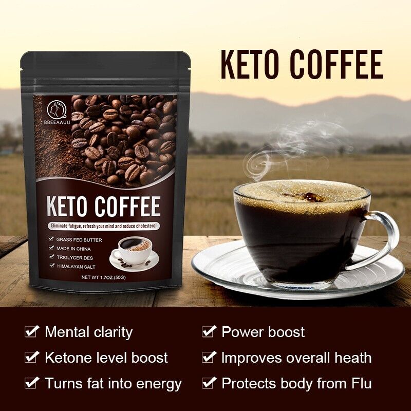 KETO slimming coffee natural MCT instant diet green weight loss Meal Replacement Powder fit weight control slim Coffee