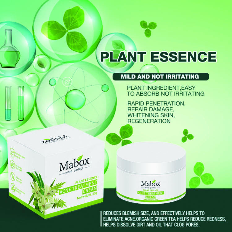 Mabox More Perfect 20g 100% Pure Natural Plant Whitening Moisturizing Acne Treatment Cream