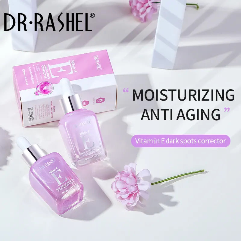 DR.RASHEL 30ml vitamin E dark spots corrector skin brightening moisturizing essence freckle sunburn stains repairing face serum